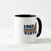 Mug Cadeaux personnalisés soixante vintages 60e annive (Devant droit)