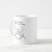 Mug Cadeaux pour des batteurs, des musiciens, et des (Devant gauche)