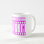 Mug Cadeaux pour des cousins : Le plus grand cousin du (Devant droit)