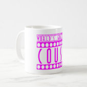 Mug Cadeaux pour des cousins : Le plus grand cousin du (Devant gauche)