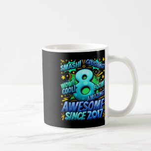 Mug Cadeaux pour garçons de 8 ans pour le 8e anniversa
