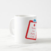 Mug Cadeaux pour le Porte - bloc des infirmières (Devant gauche)