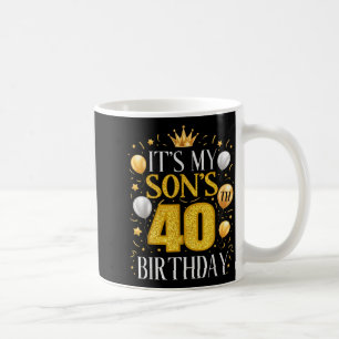 Mug Cadeaux pour les 40 ans de mon fils 40 ans Anniver