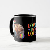 Mug Cadeaux pour les couples gays transgenres LGBTQIA (Devant gauche)