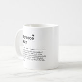 Mug Cadeaux pour une personne qui fait la différence - (Devant gauche)