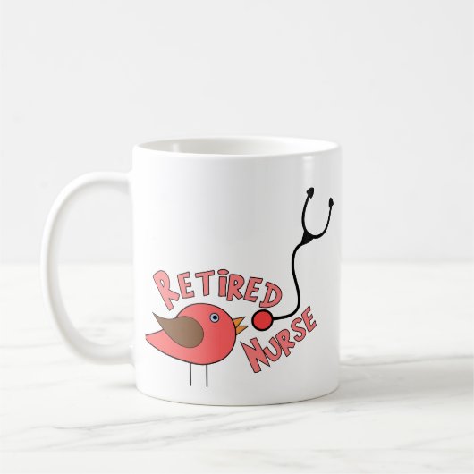 Mug Cadeaux retirés d'infirmière (Gauche)