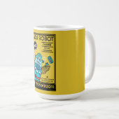 Mug Cadeaux Robot Pour Coussin Anniversaire (Devant droit)
