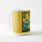 Mug Cadeaux Robot Pour Coussin Anniversaire (Devant gauche)