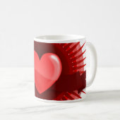 Mug Cadeaux roses rouges d'amour de Saint-Valentin de (Devant droit)