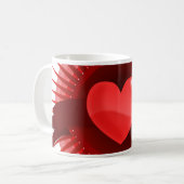 Mug Cadeaux roses rouges d'amour de Saint-Valentin de (Devant gauche)