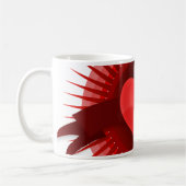 Mug Cadeaux roses rouges d'amour de Saint-Valentin de (Gauche)