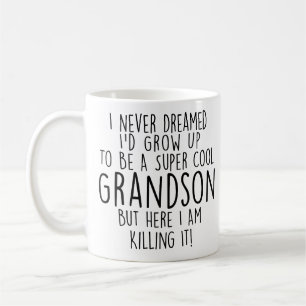 Mug Cadeaux sarcastiques pour Grandson cadeaux drôle p