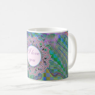 Mug Cadeaux sucrés et favorise le design floral