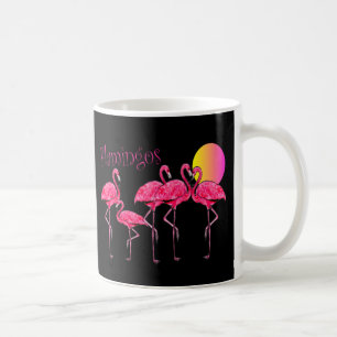 Mug Cadeaux tropicaux d'art de Flamant rose