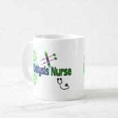 Mug Cadeaux uniques de graphiques "d'infirmière de (Devant gauche)