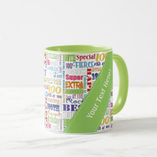 Mug Cadeaux Uniques Et Spéciaux 100e Fête Anniversaire