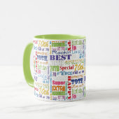 Mug Cadeaux Uniques Et Spéciaux 70e Anniversaire (Devant gauche)
