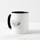 Mug Cadillac 1957 avec la silhouette du conducteur à (Devant gauche)