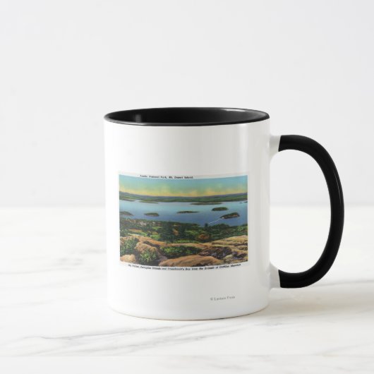 Mug Cadillac Mt Summit Vue du port de Bar (Droite)