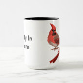 Mug Cadran d'horloge Cardinal rouge (Centre)