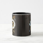 Mug Cadran Steampunk avec libellule (Centre)