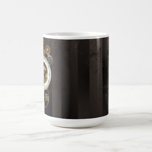 Mug Cadran Steampunk avec libellule (Centre)