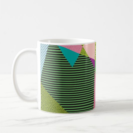 Mug Cadre créatif Memphis Design moderne (Gauche)