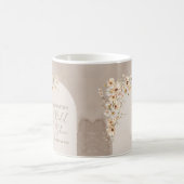 Mug Cadre d'arc d'ivoire Fleur sauvage moderne (Centre)