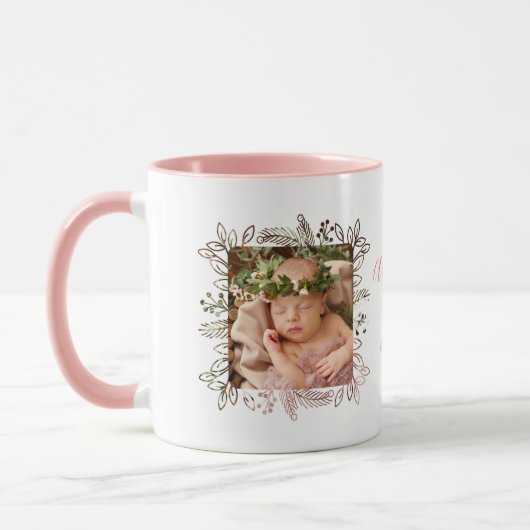 Mug Cadre de feuillage 2 photo (Gauche)