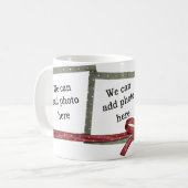Mug Cadre de photo de Noël (Devant gauche)