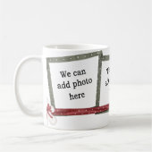 Mug Cadre de photo de Noël (Gauche)