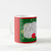 Mug Cadre de photo de Noël (Devant gauche)