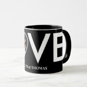 Mug Cadre de photo personnalisé pour fiançailles de ma (Devant droit)