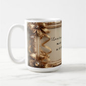 Mug Cadre doré élégant orné (Gauche)