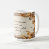 Mug Cadre doré élégant orné (Devant droit)