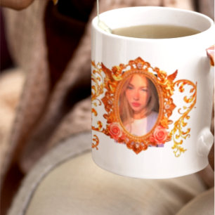 Mug Cadre en Or Luxueux pour Vos Photos   C Personnali