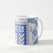 Mug Cadre en perles botaniques (Devant droit)