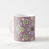 Mug Cadre floral arabe. Conception islamique tradition (Devant gauche)