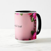 Mug Cadre floral coloré (Devant droit)