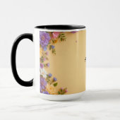 Mug Cadre floral coloré (Gauche)