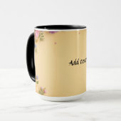 Mug Cadre floral coloré (Devant gauche)