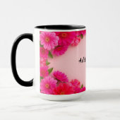 Mug Cadre floral coloré (Gauche)