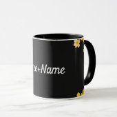 Mug Cadre floral élégant (Devant droit)
