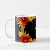 Mug Cadre floral élégant (Gauche)