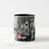 Mug Cadre géométrique moderne Paw Paw Trois Photos (Centre)