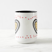 Mug Cadre Photo Avec Petits Coeurs (Centre)