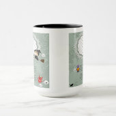 Mug Cadre photo avec Sorcière, Monstres, Fantôme, Chat (Centre)