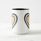 Mug Cadre photo du coeur déchiré (Centre)