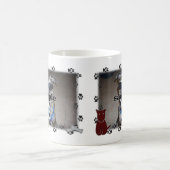 Mug Cadre photo Empreintes de pattes de chien (Centre)