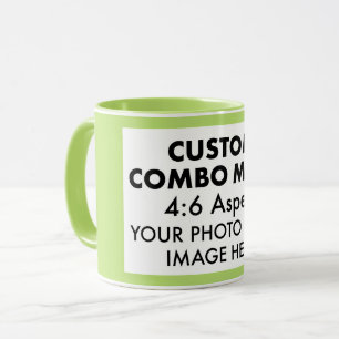 Mug Cadre photo Lime 4:6 pour paysage - Combo personna